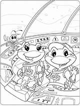 Leapfrog Coloring sketch template