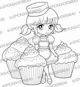 Digi Delight Cupcakes sketch template