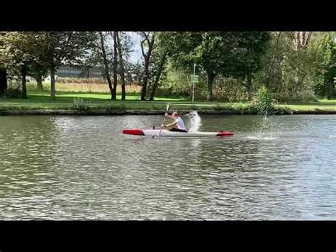 flyak hydrofoil kayak hes flying youtube