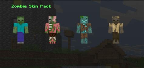 zombie skin pack minecraft skin packs