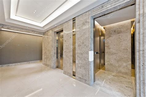 lift lobby  beautiful marble stock photo  acats