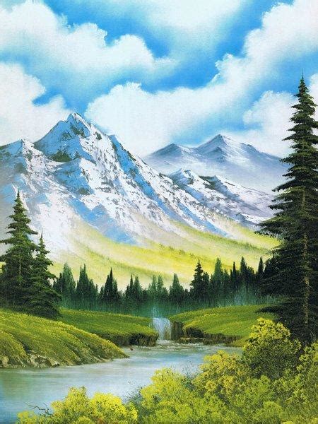 Bob Ross Paintings Bob Ross Landscape Workshop With A