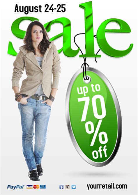 sale poster template postermywall
