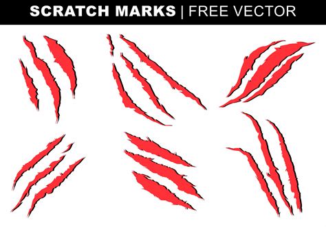 scratch marks  vector  vector art  vecteezy