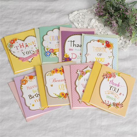 cute small greeting cards birthday mini cards blank message cards kids