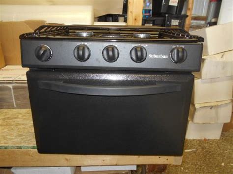 buy  suburban rv  burner lp gas stove oven range piezo srnasbbe