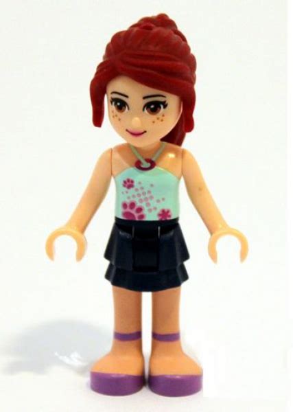 Brick Shop Lego Friends Mia Aqua Top Frnd005 Minifigure Girl Theme