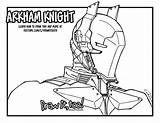 Arkham Batman Pages Drawittoo sketch template