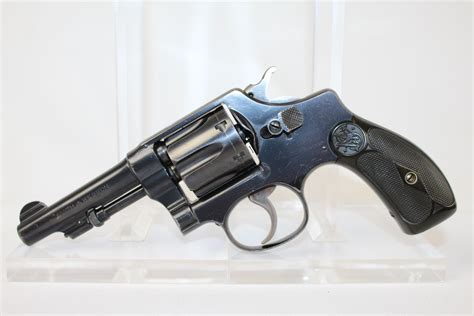 sw smith wesson  hand ejector double action revolver antique firearms  ancestry guns