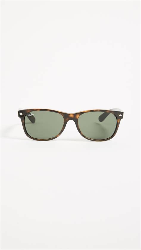 lyst ray ban new wayfarer sunglasses in black save 9 090909090909093