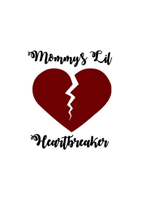 mommy s lil heart breaker svg eps dxf png and pdf files instant download