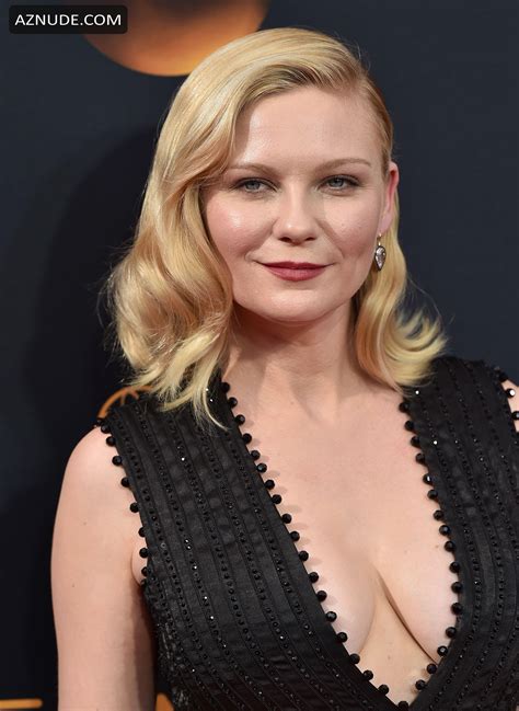 Kirsten Dunst Cleavage At The 68th Annual Primetime Emmy Awards In Los