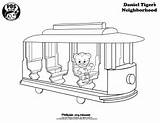 Daniel Tiger Coloring Pages Printable Trolley Neighborhood Party Birthday Sheets Katerina Kids Books Colouring Printables Pbs Family Choose Board Print sketch template