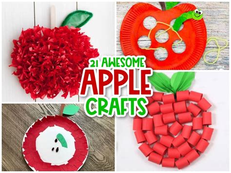 easy apple crafts  kids