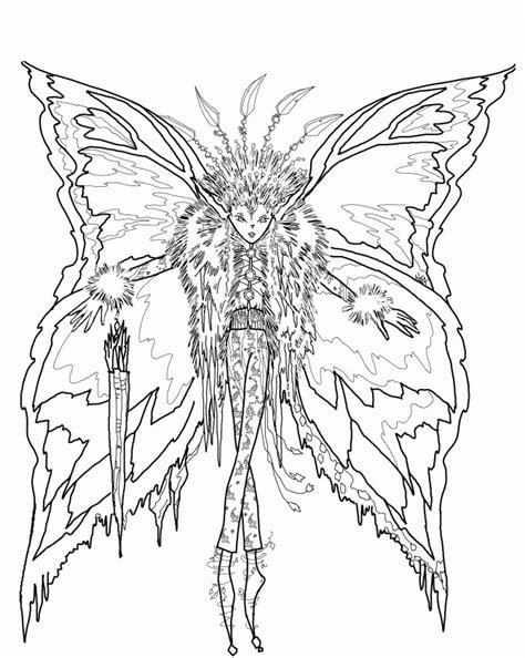 adult colouring pages printable fairy clip art library