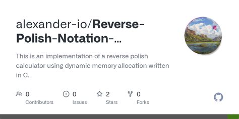 reverse polish notation calculatorrpnc  master alexander ioreverse polish notation