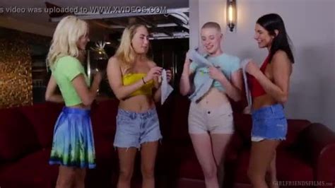 Four Lesbians Playing A Kissing Game Carter Cruise And