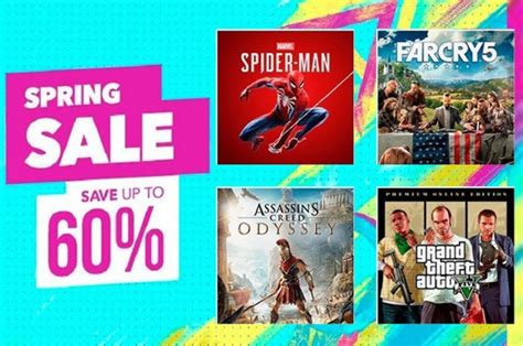 ps4 cheap games playstation spring sale now on massive deals on