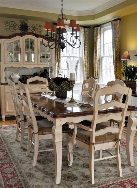 amazing elegan french country dining room design ideas  home