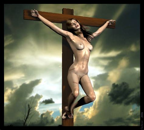 severe roman female crucifixion cumception