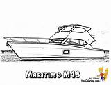Fishing Yachts Yescoloring sketch template