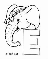 Coloring Alphabet Letter Pages Abc Sheet Activity Elephant Color Clipart Sheets Print Them Learn Honkingdonkey Pre Kids Book Activities Elephants sketch template
