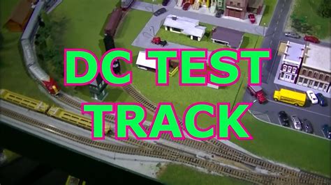 model railroad dcc dc test track youtube