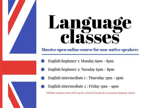 designs  language classes  courses ads