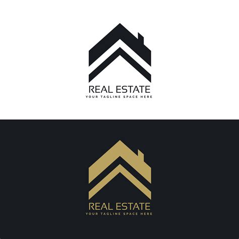 real estate logo design concept   vector art stock graphics images