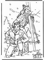 Barbie Winter Coloring Pages Funnycoloring Snow Fargelegg Vinter Advertisement Princess Sne Girls Annonse sketch template