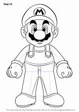 Drawingtutorials101 Supermario Desenhar sketch template