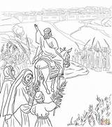 Palm Sunday Coloring Pages Getdrawings sketch template