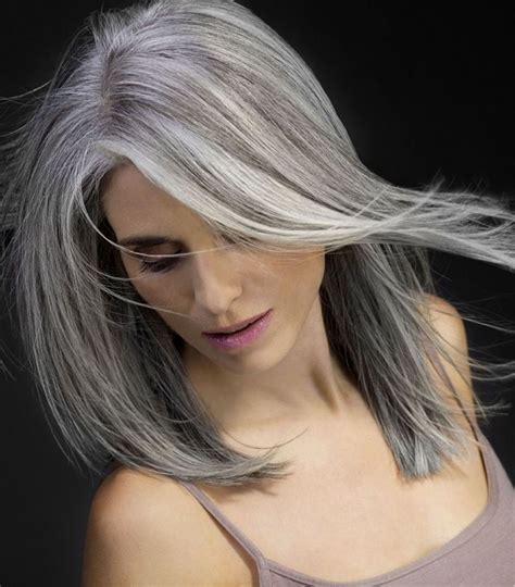 gorgeous gray hair styles long gray hair hair styles hair color  women