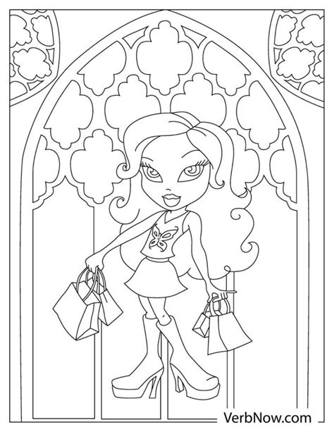 bratz doll coloring pages book   printable