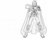 Thor Hammer Power Coloring Pages sketch template
