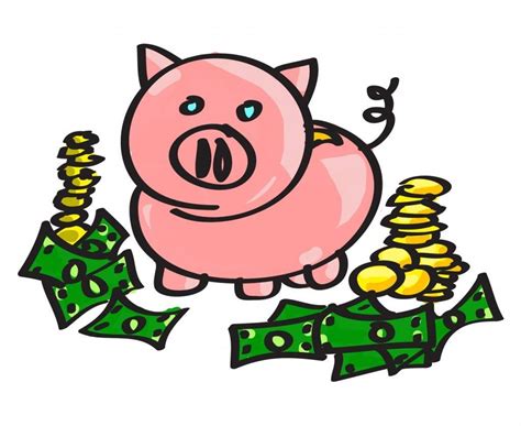 clipart piggy bank money clip art library