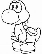 Coloring Pages Yoshi Mario Super Color Print Creativity Ages Recognition Develop Skills Focus Motor Way Fun Kids sketch template