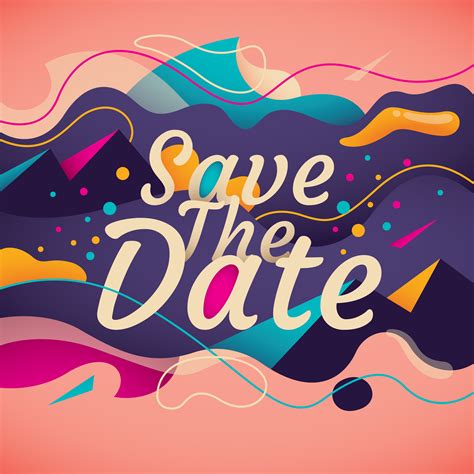 save  date  vector art  vecteezy