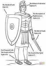 Armadura Armour Supercoloring Imprimir Ephesians Michele Salvation Truth Getdrawings sketch template