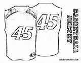 Jersey Basketball Coloring Pages Blank Uniform Football Drawing Template Print Team Sports Outline Nfl Templates Kids Girls Printout Perlenfeen Getdrawings sketch template