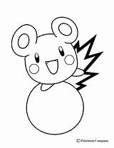 Coloring Pages Marill Getcolorings Pokemon sketch template