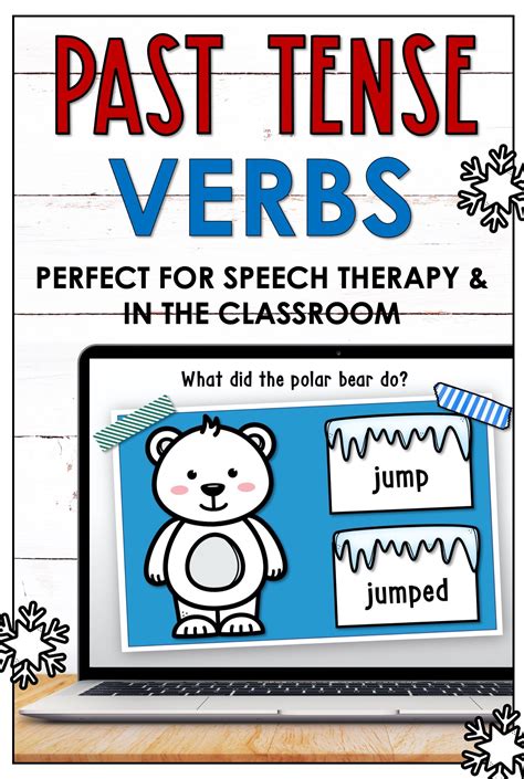 regular past tense verbs speech therapy boom cards™ expressive language