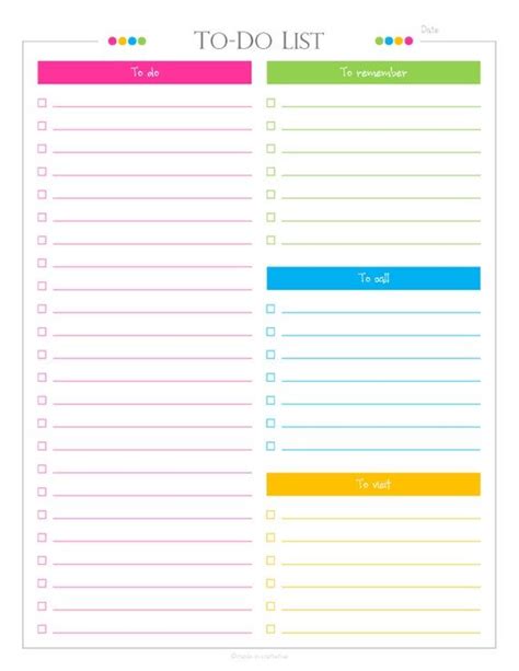 daily   checklist  categories  planner list daily