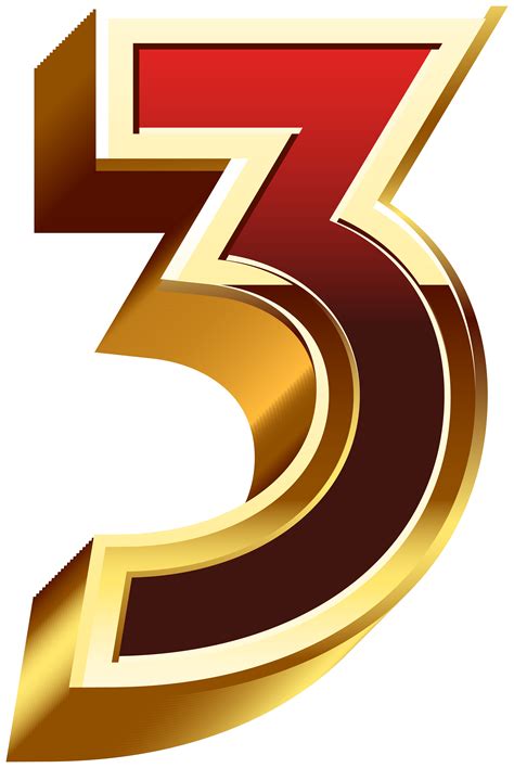 gold red number png clip art gallery yopriceville high