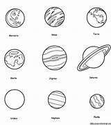 Colorear Planetas Coloring sketch template