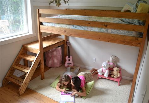 full size loft bed plans bunk beds advantage