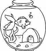 Fish Tank Coloring Lonely Pages Drawing Feeling Silhouette Fishes Template Tiger Drawings Color Kids Netart Abrams Easy Whith Cat Getdrawings sketch template