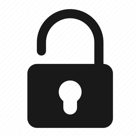 Lock Password Protection Public Security Unlock Icon