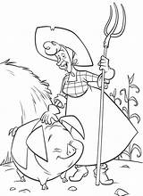 Coloring Old Lady Pages Woman Prairie Range Who Getcolorings Lived Piggy Grandmother There sketch template