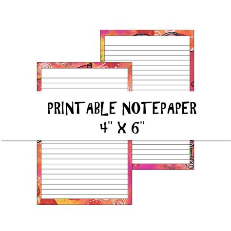 printable journal sheets printable sheets instant  print